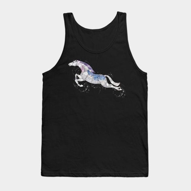 Chinese horse Tank Top by obscurite